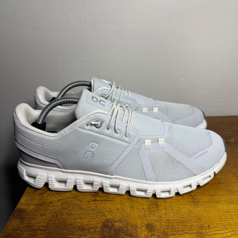 On Cloud 5 Running Shoes Mens Size 11.5 Glacier White 59.98918